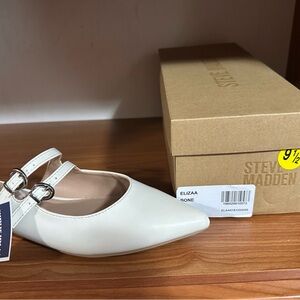 Steve Madden Women's Cream Elizaa Flats